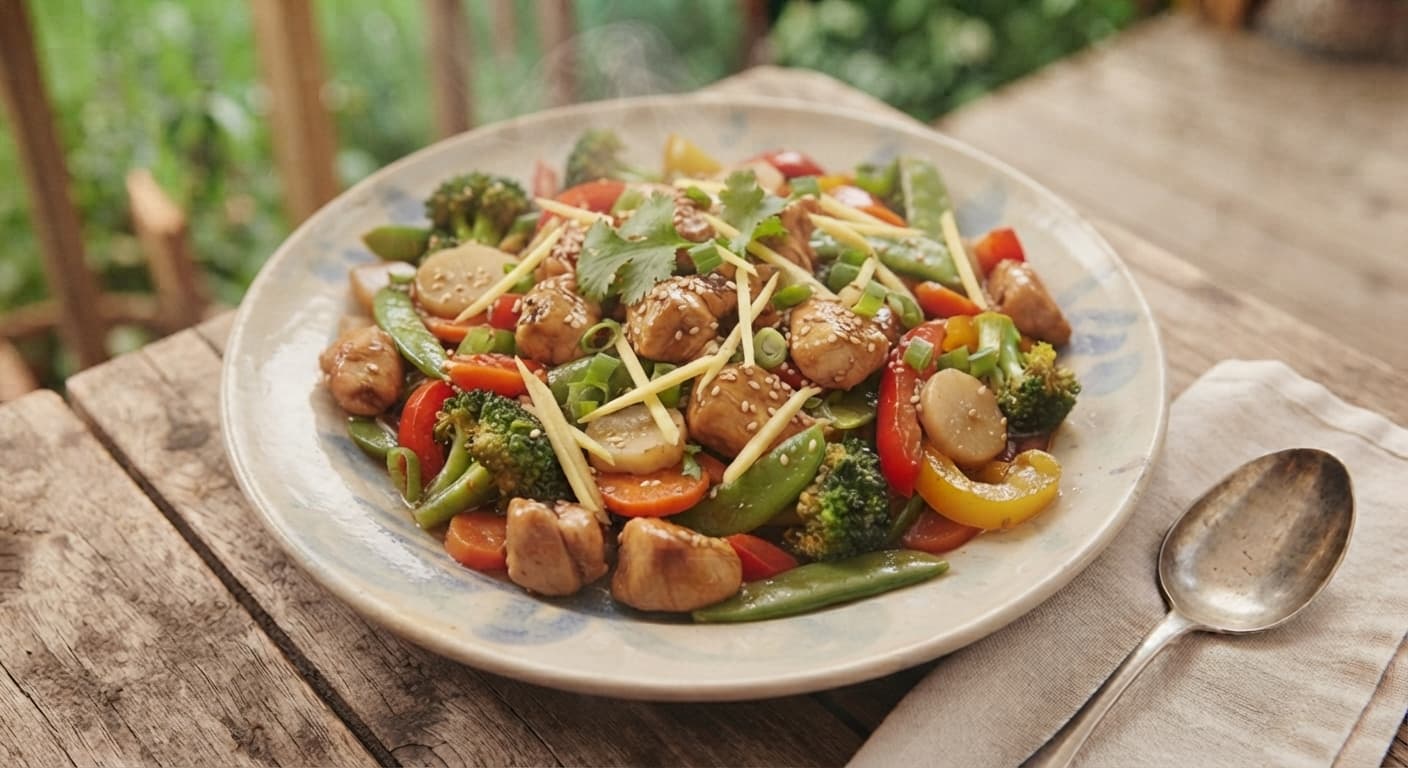 Ginger Chicken Stir Fry